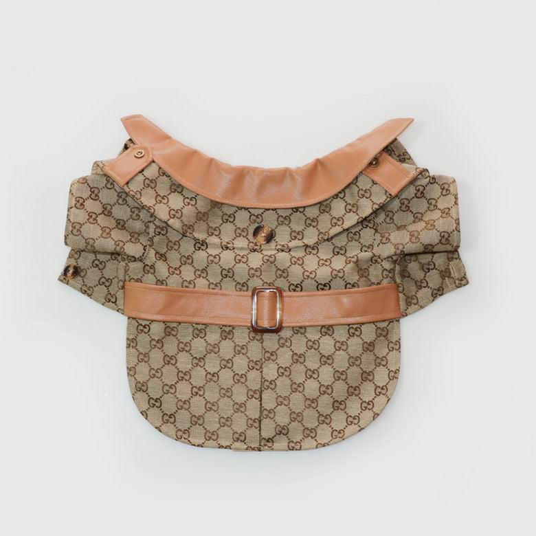 Gucci Monogram Collared Long sleeve Canvas Jacket